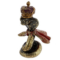 Фигурка декоративная "Змея", L3 W3 H8 см, 6в.