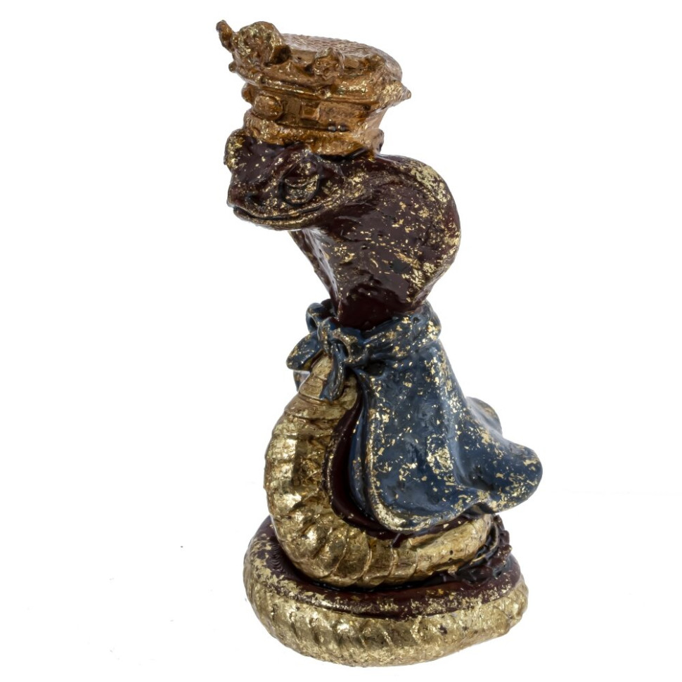 Фигурка декоративная "Змея", L3 W3 H8 см, 6в.