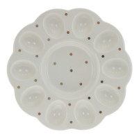 Тарелка для 10-ти яиц, L25 W25 H2,5 см