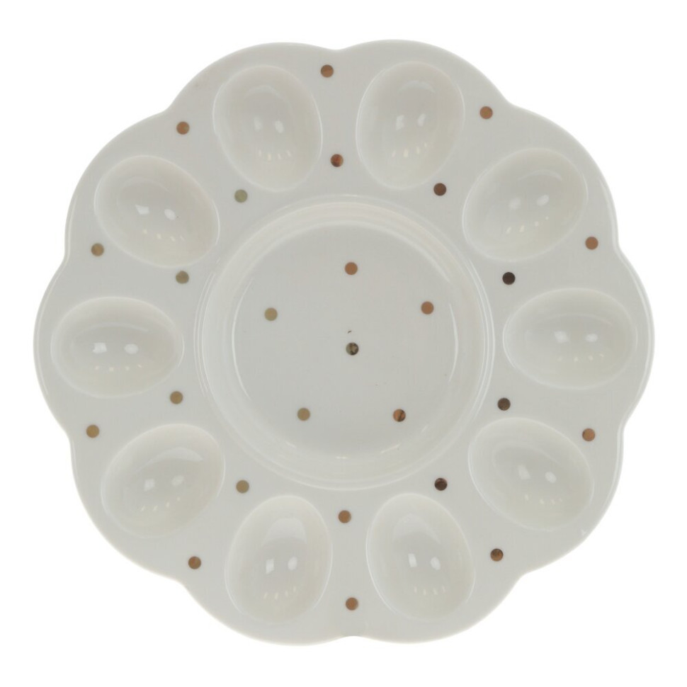 Тарелка для 10-ти яиц, L25 W25 H2,5 см