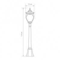 Наземный фонарь Andromeda GLYF-8024F Elektrostandard