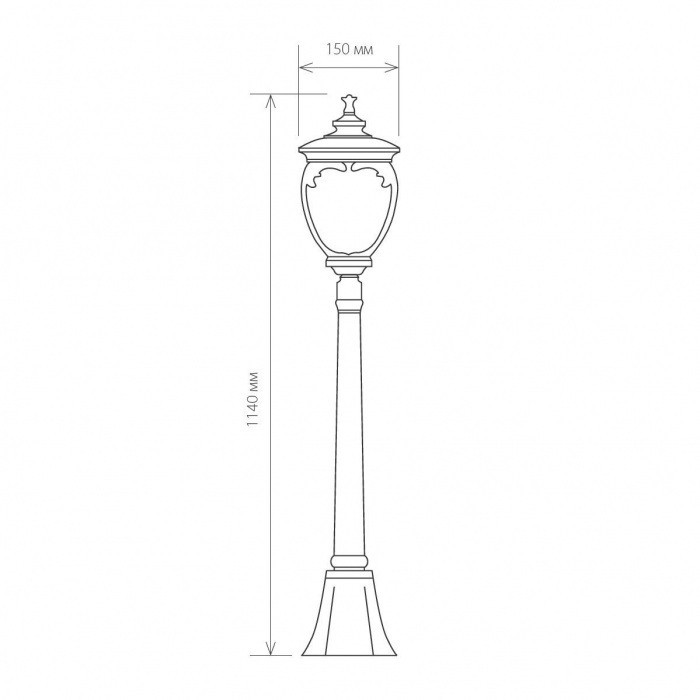 Наземный фонарь Andromeda GLYF-8024F Elektrostandard