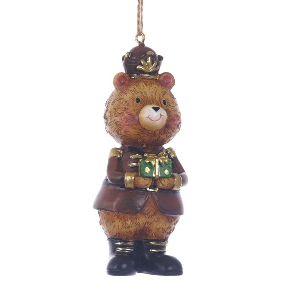 Фигурка декоративная подвесная "Медвежонок",  L3,5 W3,5 H10,5 см, 2в.