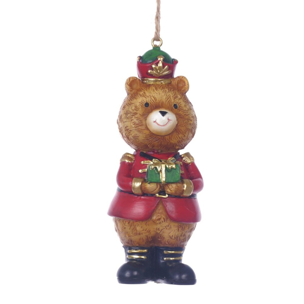 Фигурка декоративная подвесная "Медвежонок",  L3,5 W3,5 H10,5 см, 2в.