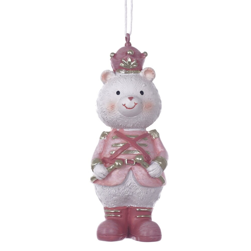 Фигурка декоративная подвесная "Медвежонок",  L3,5 W3,5 H10,5 см, 2в.