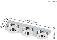 Настенно-потолочный светильник Fradelo 95663 Eglo