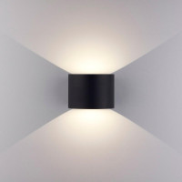 Уличный настенный светодиодный светильник Elektrostandard 1518 Techno LED Blade черный a038828