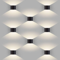 Уличный настенный светодиодный светильник Elektrostandard 1518 Techno LED Blade черный a038828