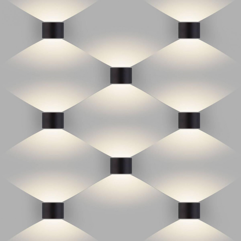 Уличный настенный светодиодный светильник Elektrostandard 1518 Techno LED Blade черный a038828