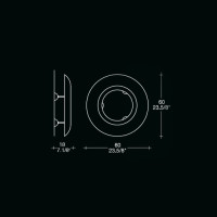 Настенно-потолочный светильник CRAVE 0404259374309 Leucos