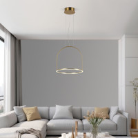 Подвесной светильник Over 90322/1 латунь Eurosvet