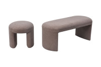 Пуф Teddy коричнево-серый Пуф Teddy коричнево-серый