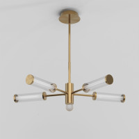 Потолочная люстра Stark 50386/5 LED латунь Eurosvet