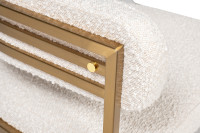 Стул букле бежевый/матовое золото Стул букле бежевый/матовое золото