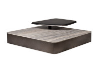 Стол журнальный квадратный мраморный с полкой Стол журнальный квадратный мраморный с полкой