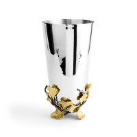 Ваза для цветов Michael Aram "Golden Ginkgo", 30 см