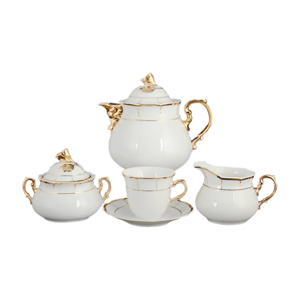 Сервиз чайный 200мл на 6перс.15пред."Менуэт"