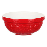 Миска для смешивания In the Forest, 26 см, 2,7 л, красная, медведь