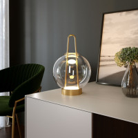 Интерьерная настольная лампа Frasco 80507/1 латунь Eurosvet