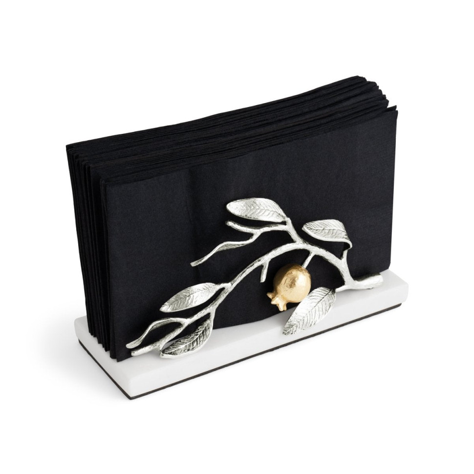 Салфетница Michael Aram "Pomegranate Silver", 20 см