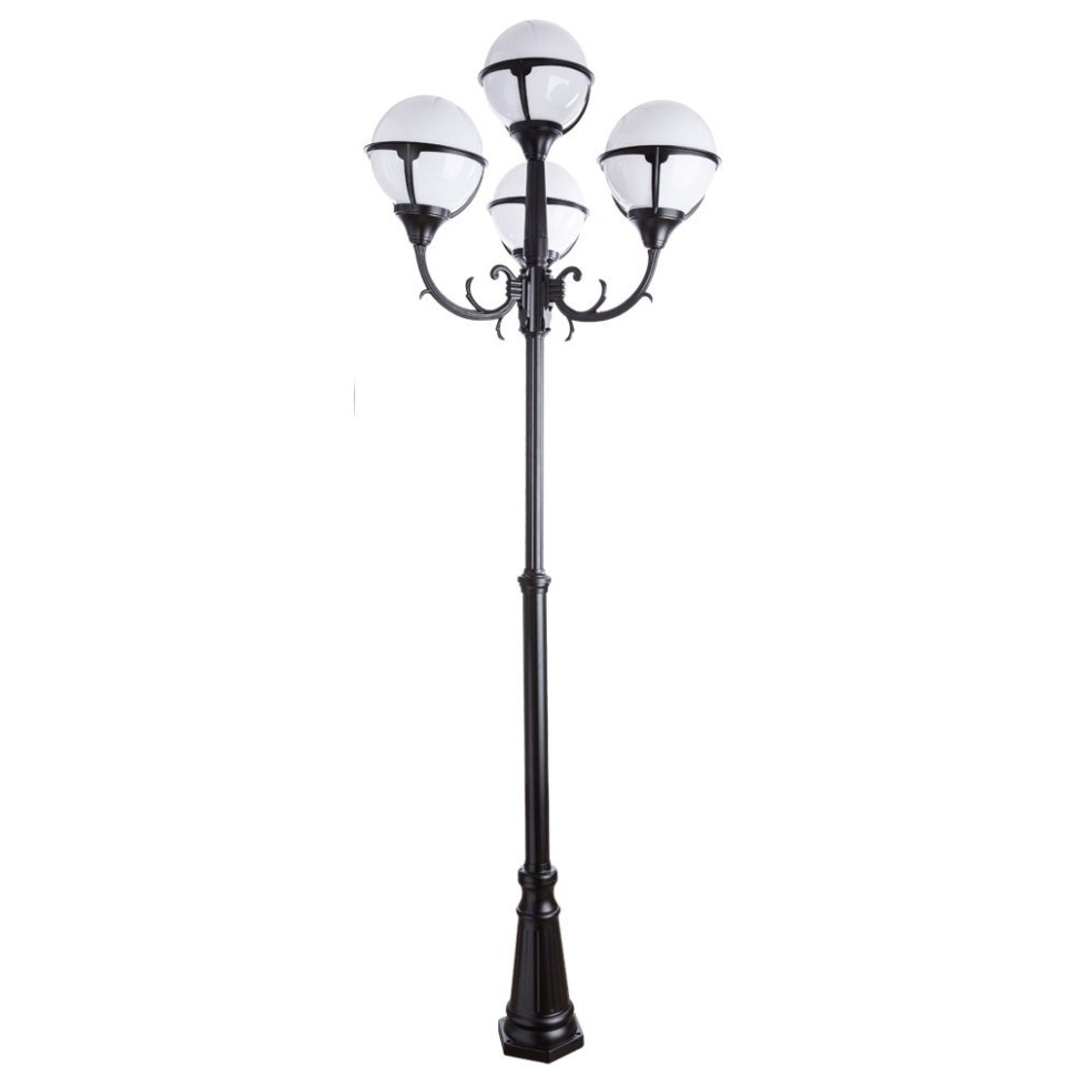 Наземный фонарь Monaco A1497PA-4BK Arte Lamp