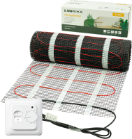 Комплект теплого пола Ewrika MAT EWR 150-9 с терморегулятором ТЕП7026 белым, механическим