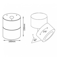 Светодиодный спот Crystal Lux CLT 412С BL Светодиодный спот Crystal Lux CLT 412С BL