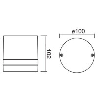 Потолочный светильник уличный  6042 Gr Oasis Light