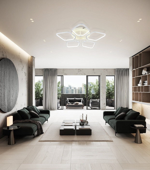 Потолочная люстра Smart Home LED LAMPS 81208 Natali Kovaltseva