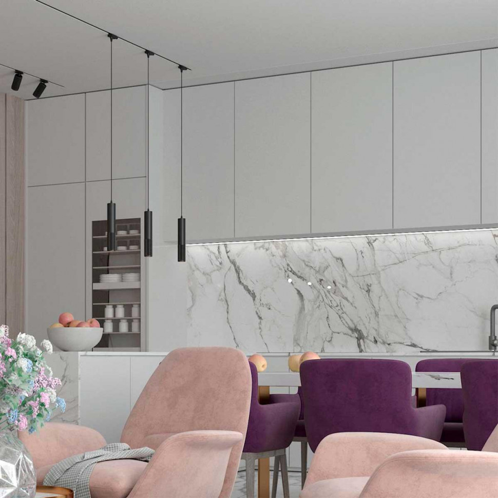 Трековый однофазный светодиодный светильник Novotech Port Mais led 358498