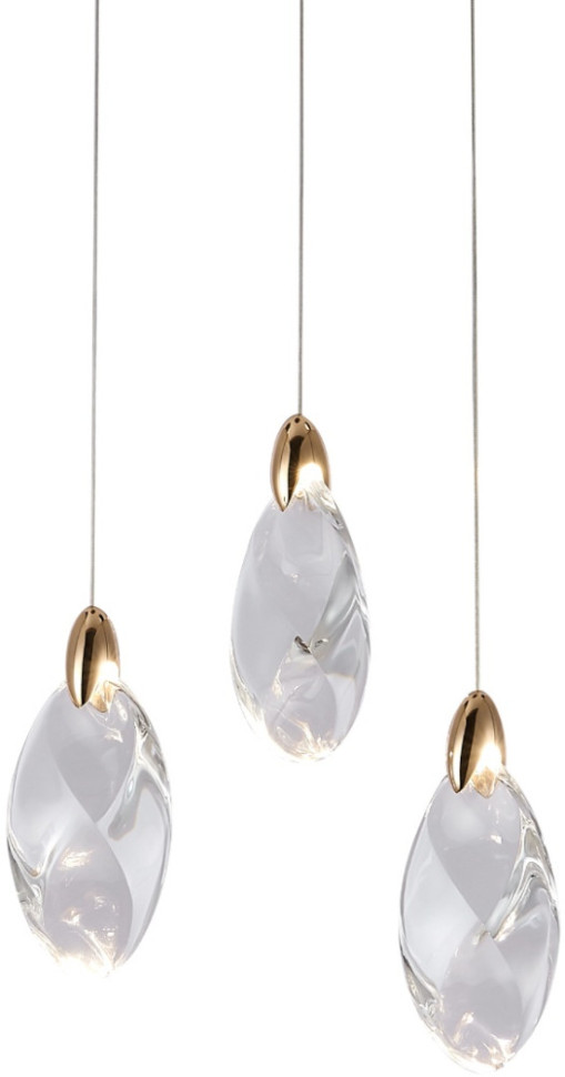 Подвесной светильник OD2440 OD2439-3 gold/clear DeLight Collection