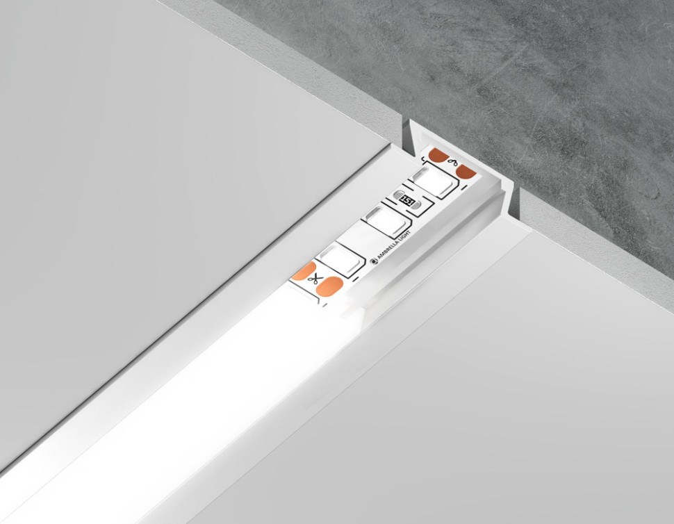 Профиль для светодиодной ленты Illumination GP1001WH Ambrella