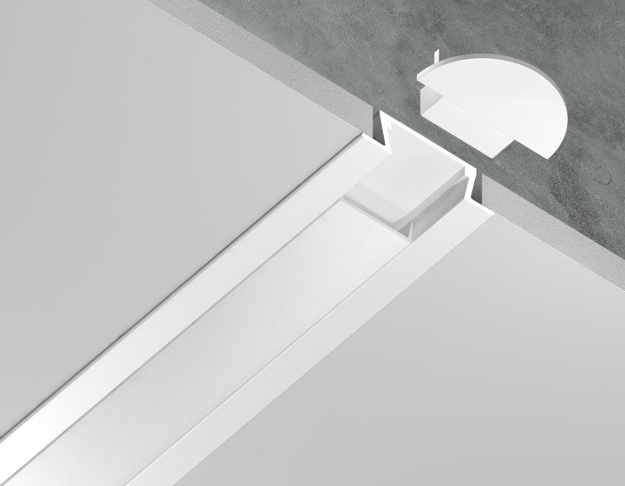 Профиль для светодиодной ленты Illumination GP1001WH Ambrella