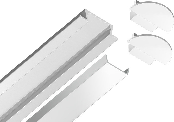 Профиль для светодиодной ленты Illumination GP1001WH Ambrella