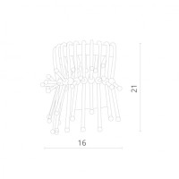 Настенный светильник Vetro 7565/02 AP-1 Divinare