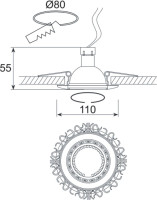Точечный светильник A1551 A1551-Chrom Donolux