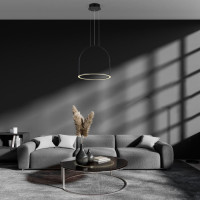 Подвесной светильник Over 90322/1 черный Eurosvet