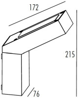 Архитектурная подсветка TUBE LED W2999 Bl Oasis Light