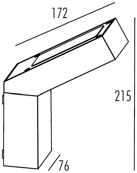 Архитектурная подсветка TUBE LED W2999 Bl Oasis Light