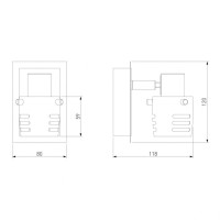 Спот Eurosvet 23463/1 хром/античная бронза