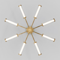 Потолочная люстра Stark 50386 LED латунь Eurosvet