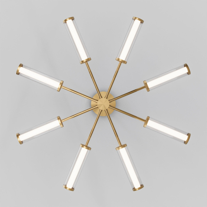 Потолочная люстра Stark 50386 LED латунь Eurosvet