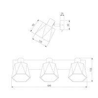Спот Eurosvet Verso 20087/3 хром/серый
