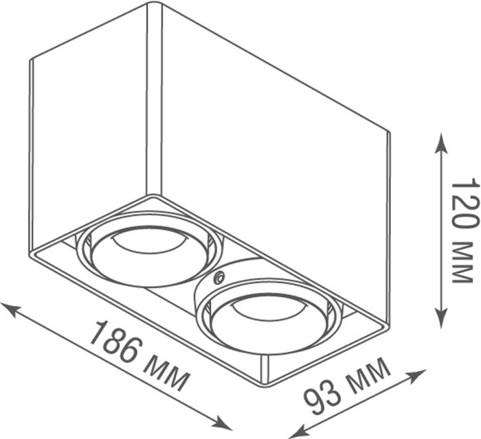 Точечный светильник Lumme DL18611/02WW-SQ White Donolux
