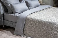 Покрывало HOUSTON 260х260см серое со стежкой Покрывало HOUSTON 260х260см серое со стежкой