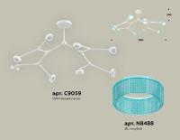 Потолочная люстра TRADITIONAL XB9059202 Ambrella Потолочная люстра TRADITIONAL XB9059202 Ambrella