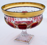 Ваза для фруктов н/н 30см."Антик Рубин"