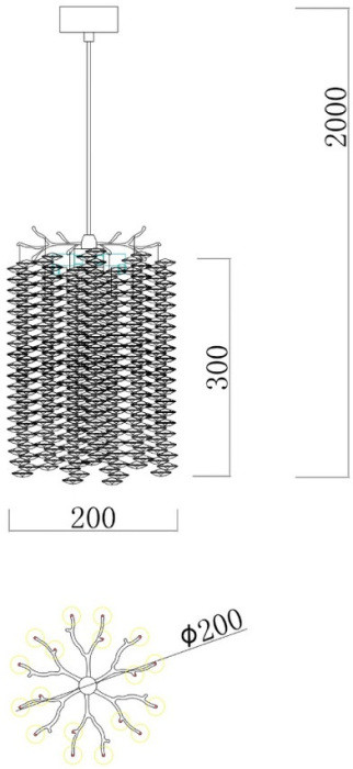 Подвесной светильник Шанти 07871-20D,33 Kink Light