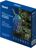 Световая фигура ULI-M506 RGB/3AA TIGER/BLACK Uniel Световая фигура ULI-M506 RGB/3AA TIGER/BLACK Uniel