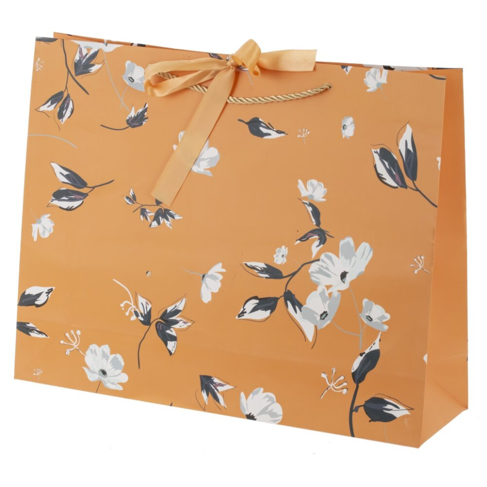 Пакет подарочный L (бумага 210г/м2, блок микс 12шт), L38,5 W11 H30 см, 4в.